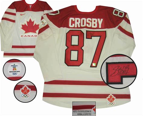 sidney crosby team canada jersey